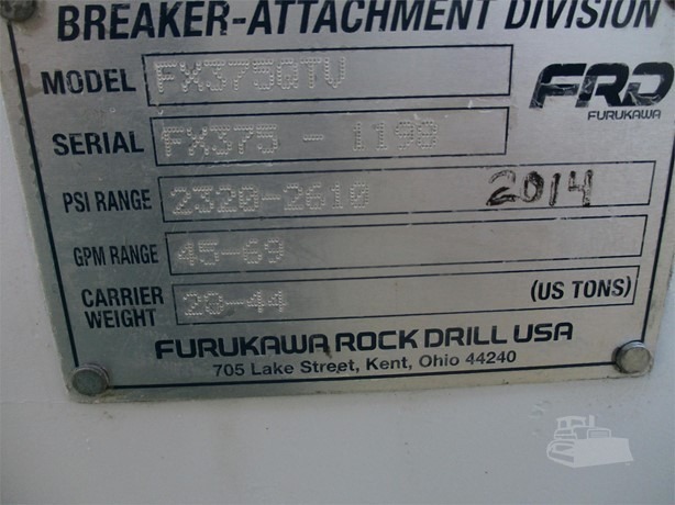 2014 FURUKAWA FX375 QTV - $28,000 - Image 3
