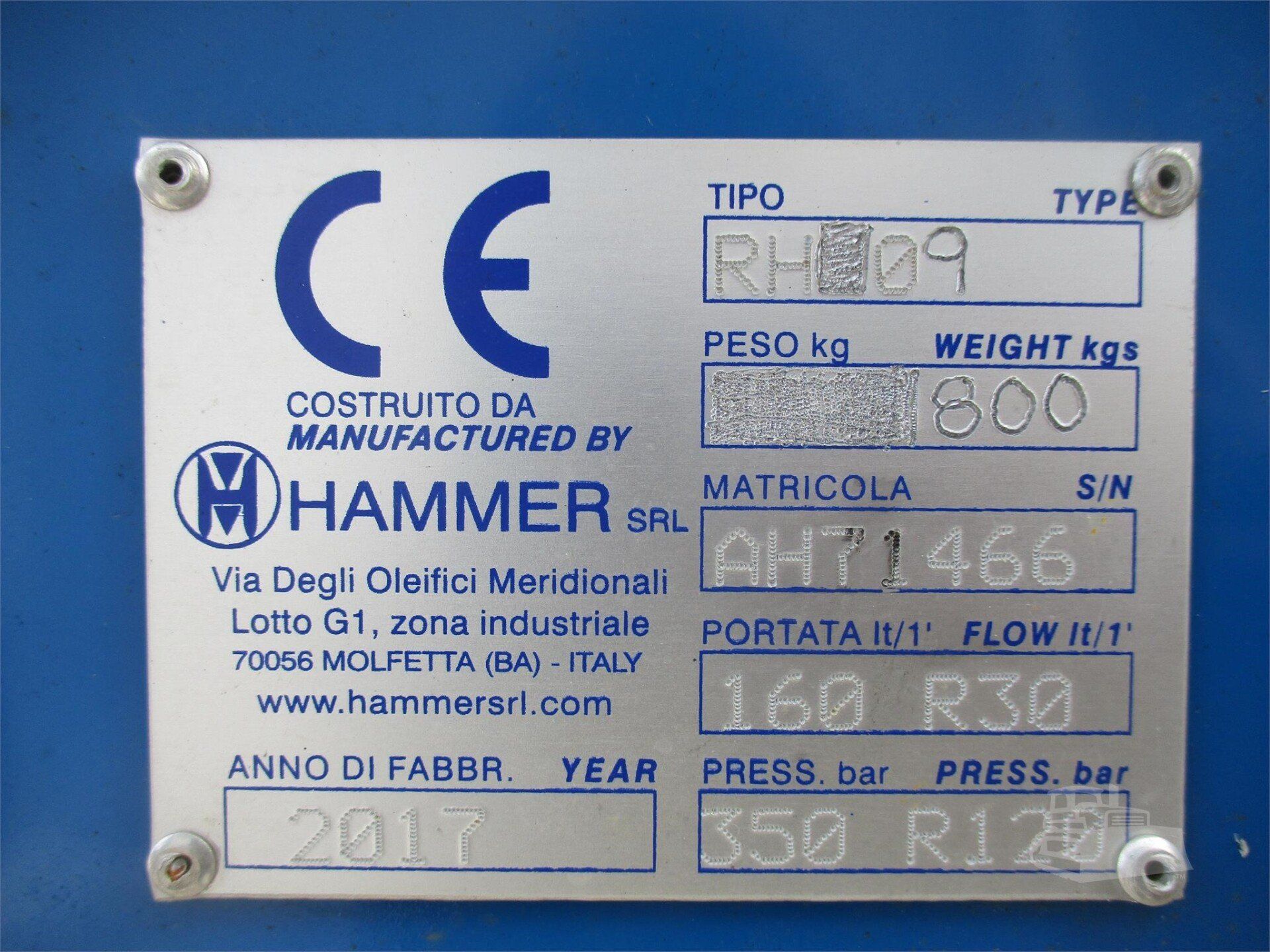 2017 HAMMER RH09 - $14,000 - Image 4