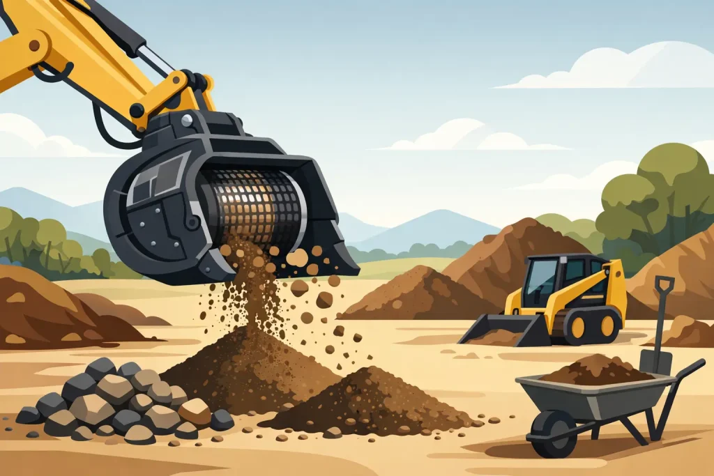 Best Screening Bucket for Topsoil Jobs