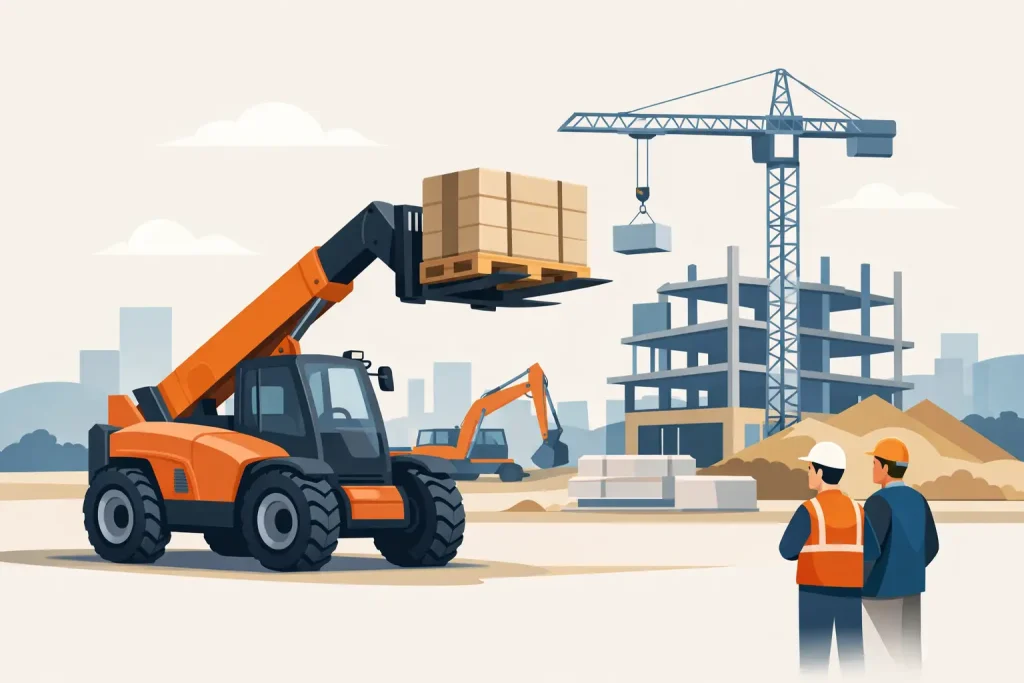 Choosing a Telehandler for Construction Projects