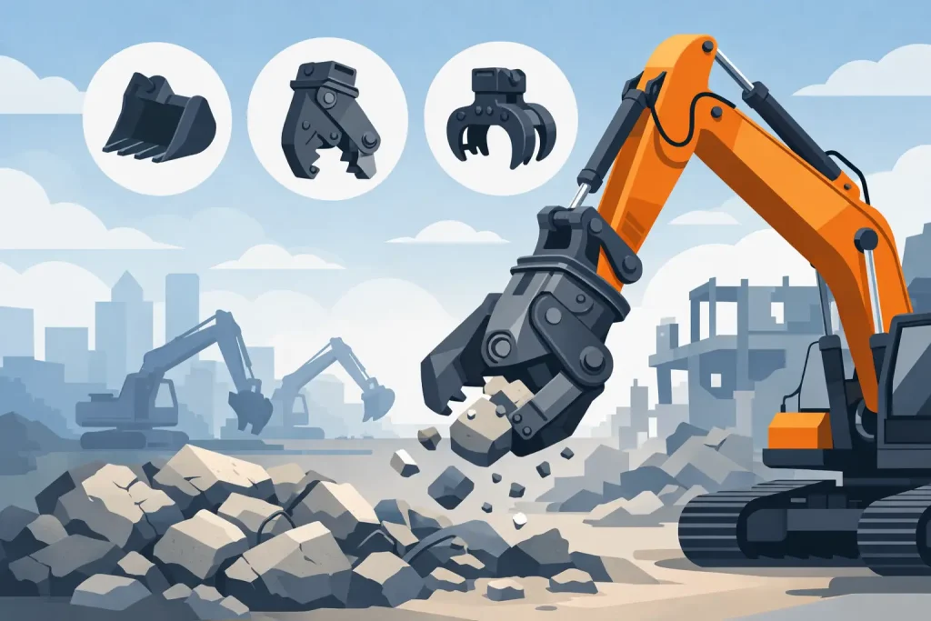 Concrete Pulverizer for Excavator: What Fits