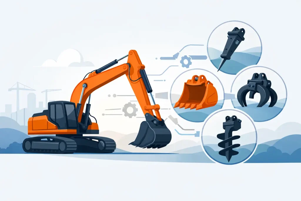 Excavator Attachment Compatibility Guide