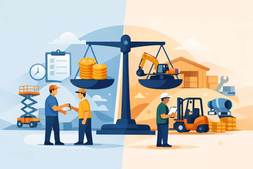 Rental Versus Buying Equipment: What Pays?