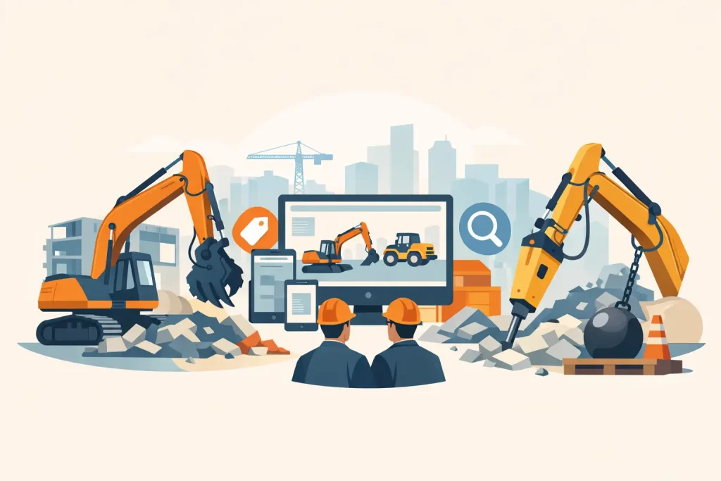 Used Demolition Equipment Marketplace Basics