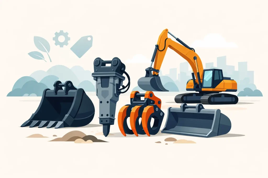 Used Excavator Attachments for Sale Guide