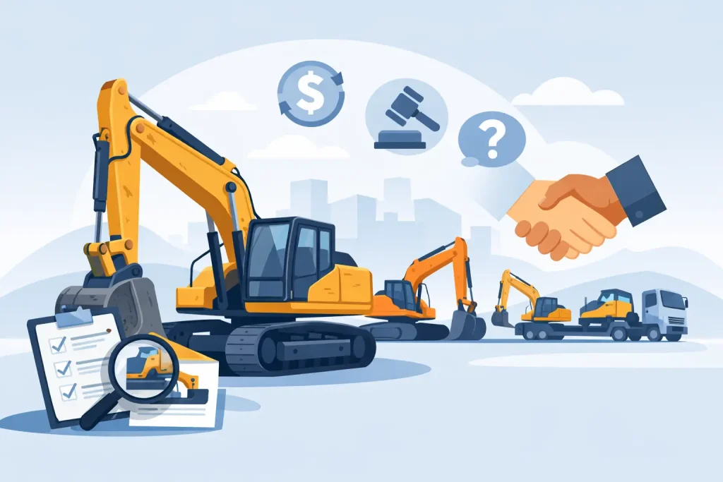 How to Buy Used Excavators Without Regret