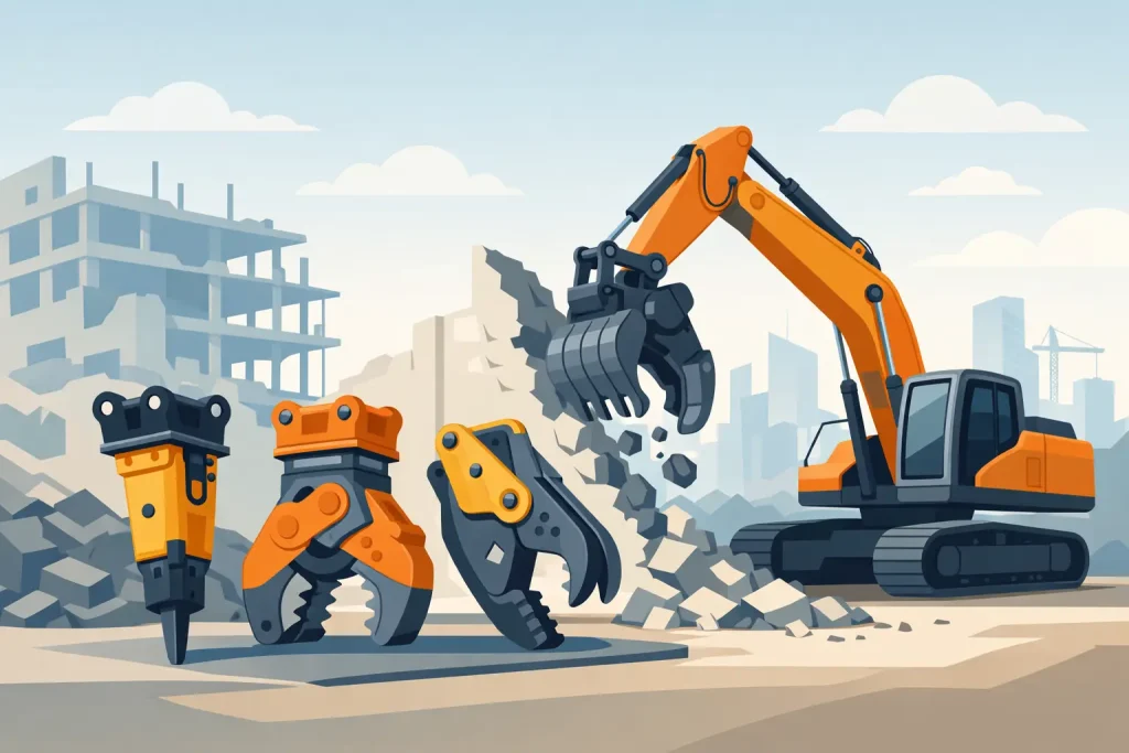 How to Choose Demolition Attachments for the Job
