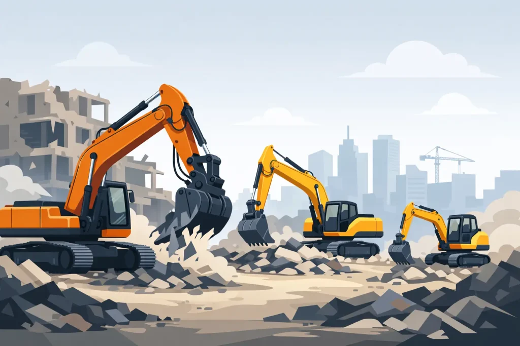 What Size Excavator for Demolition Jobs?
