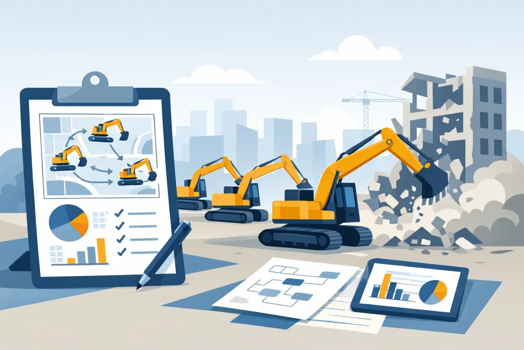 Excavator Demolition Fleet Planning That Pays